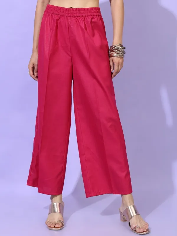  Vishudh Women Pink Printed Kurta Sets