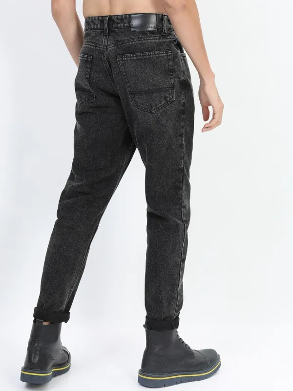  Ketch Men Charcoal Slim Fit Clean Look Jeans