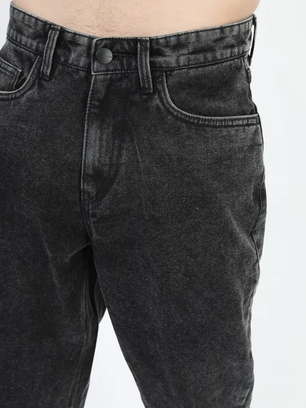  Ketch Men Charcoal Slim Fit Clean Look Jeans