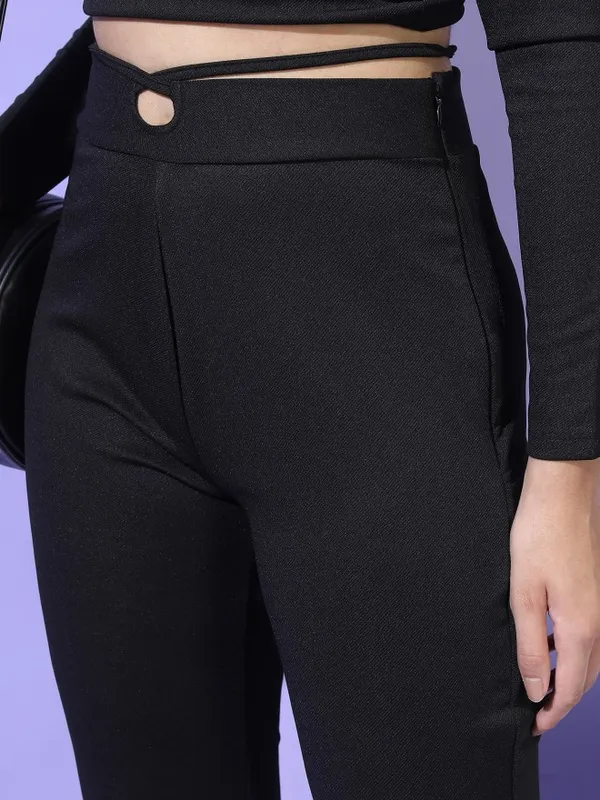 Tokyo Talkies Women Black Co-Ords