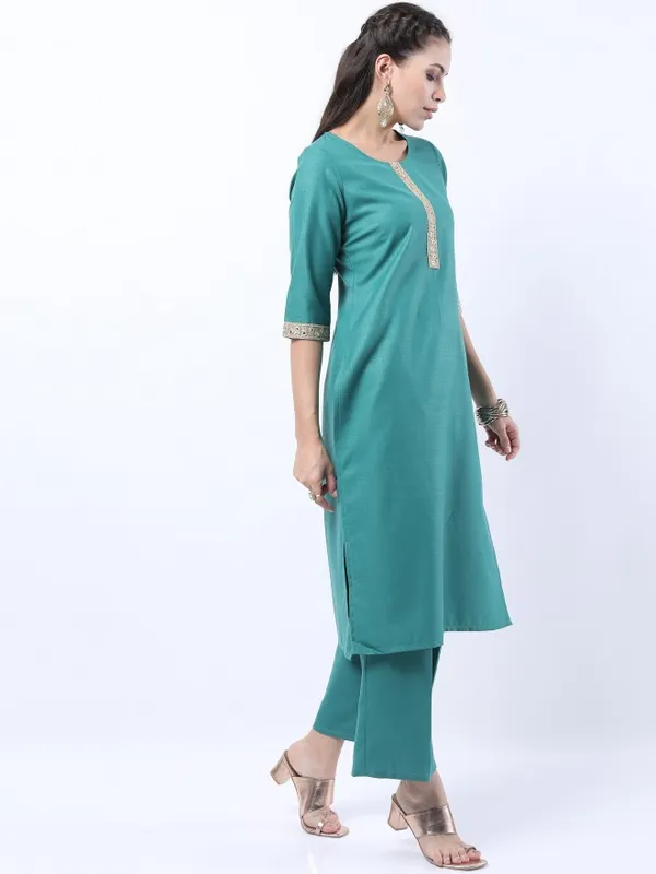 Women Kurta With Palazzo & Dupatta