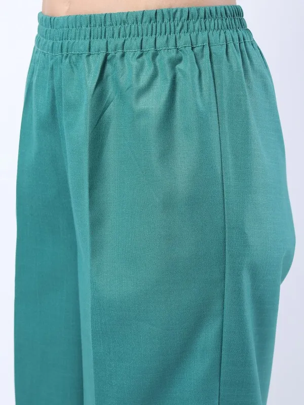 Women Kurta With Palazzo & Dupatta