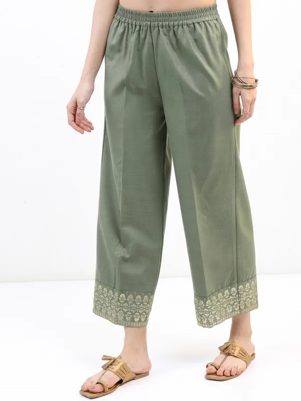 Women Straight Kurta With Palazzo & Dupatta