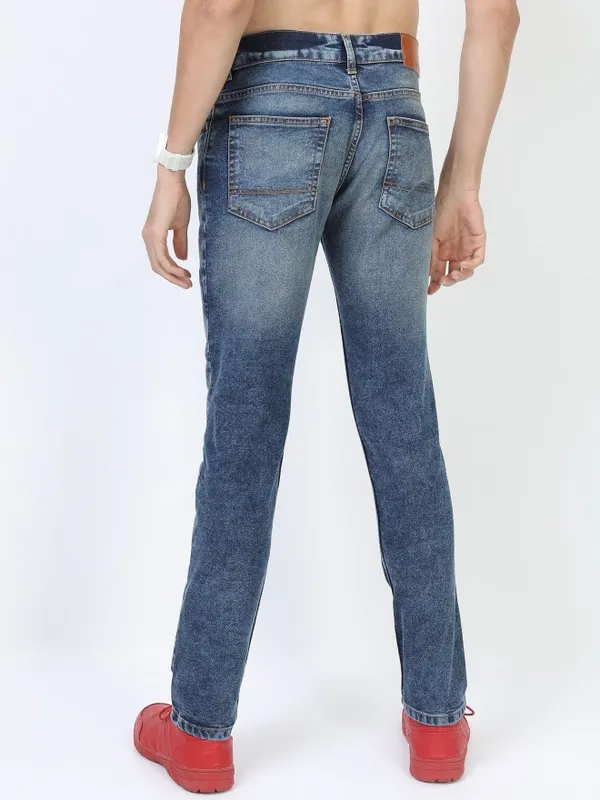  Ketch Men Blue Slim Fit Clean Look Jeans