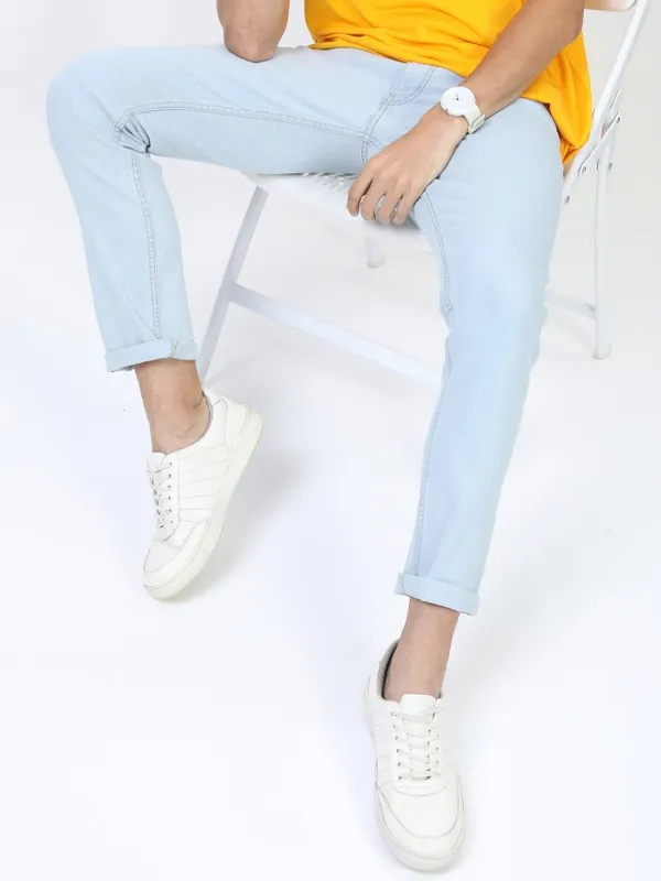  Ketch Men Blue Slim Fit Clean Look Jeans