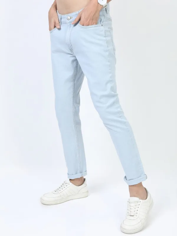  Ketch Men Blue Slim Fit Clean Look Jeans