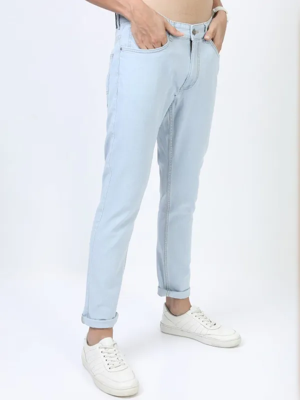  Ketch Men Blue Slim Fit Clean Look Jeans