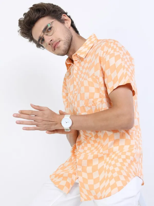Men Slim Fit Casual Shirt
