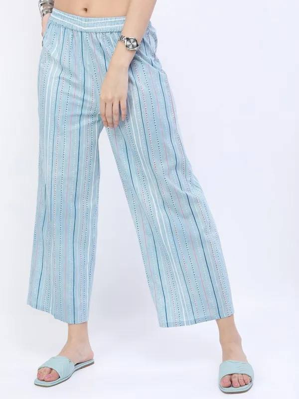  Vishudh Women Blue Printed Kurta Sets