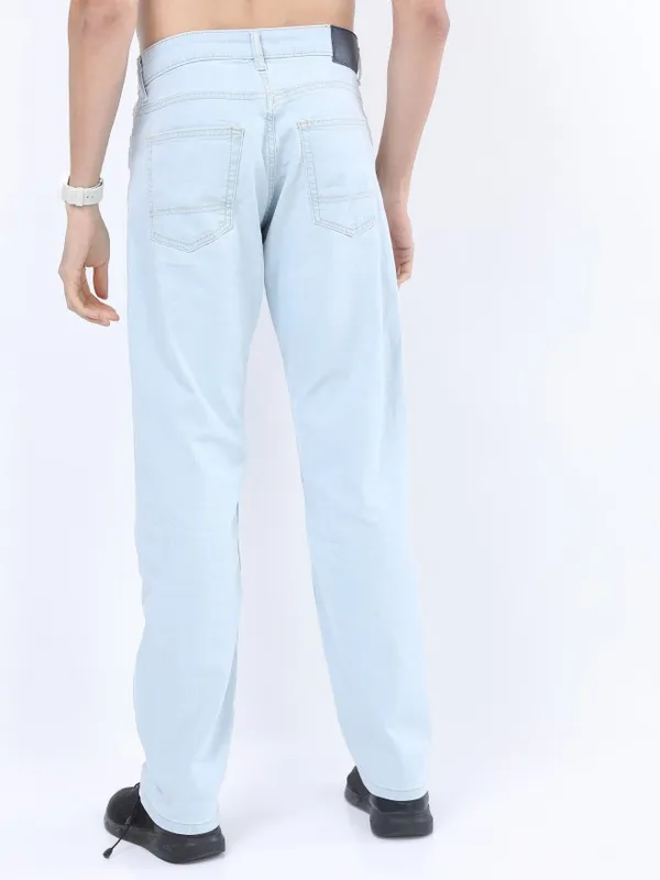  Ketch Men Blue Straight Fit Clean Look Jeans