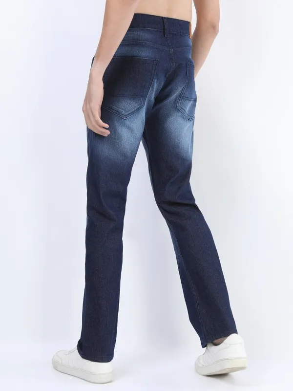  Ketch Men Blue Straight Fit Clean Look Jeans