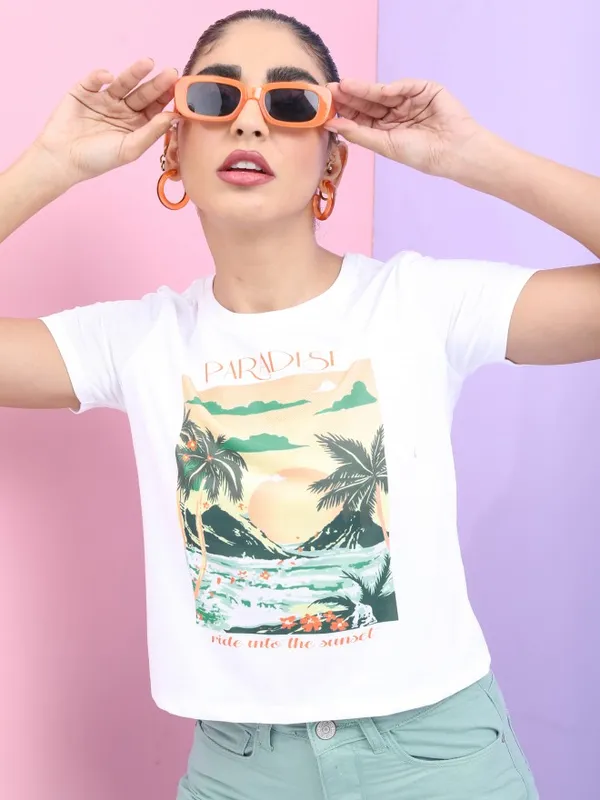 Printed Slim Fit T-shirt
