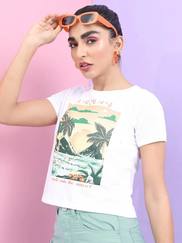 Printed Slim Fit T-shirt