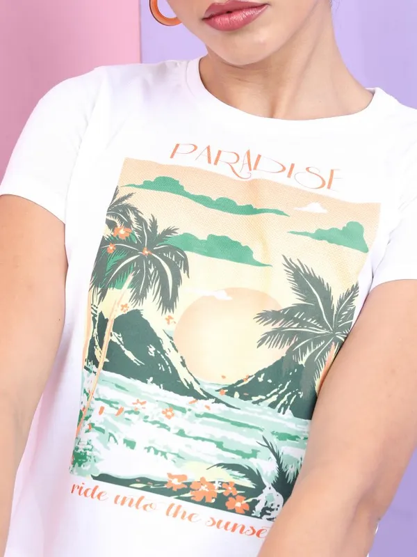 Printed Slim Fit T-shirt