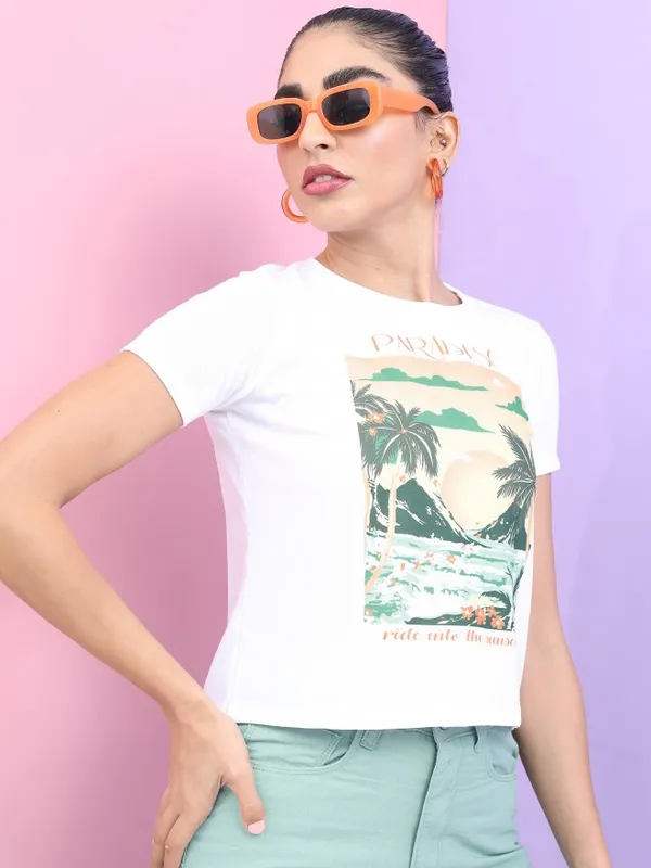 Printed Slim Fit T-shirt