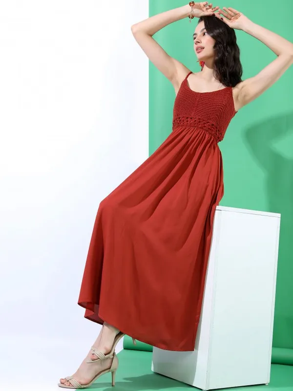 Solid Maxi Dress