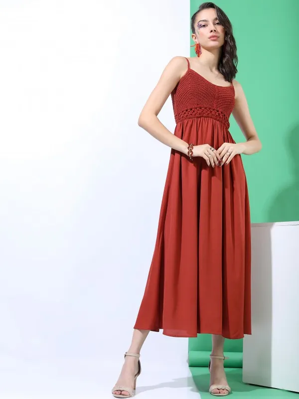 Solid Maxi Dress