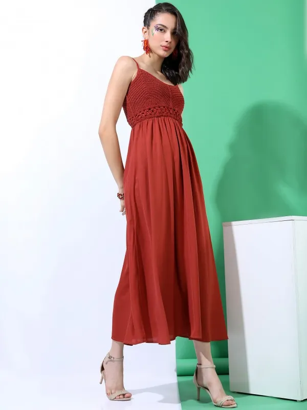 Solid Maxi Dress