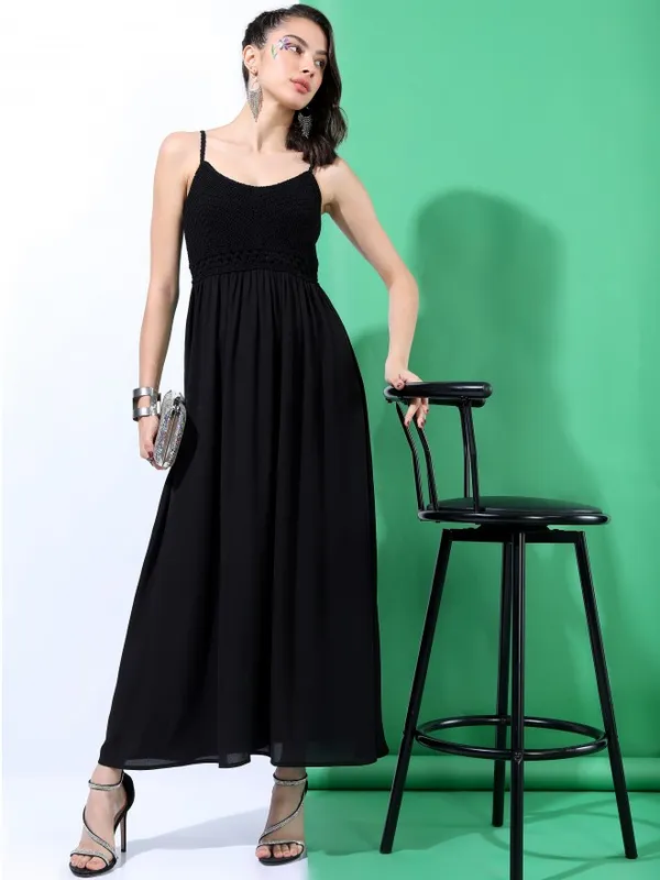 Solid Maxi Dress
