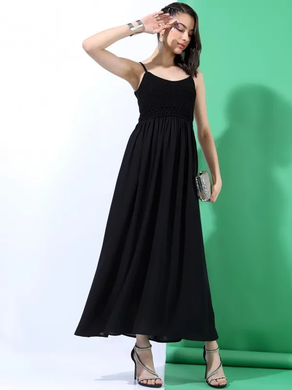 Solid Maxi Dress