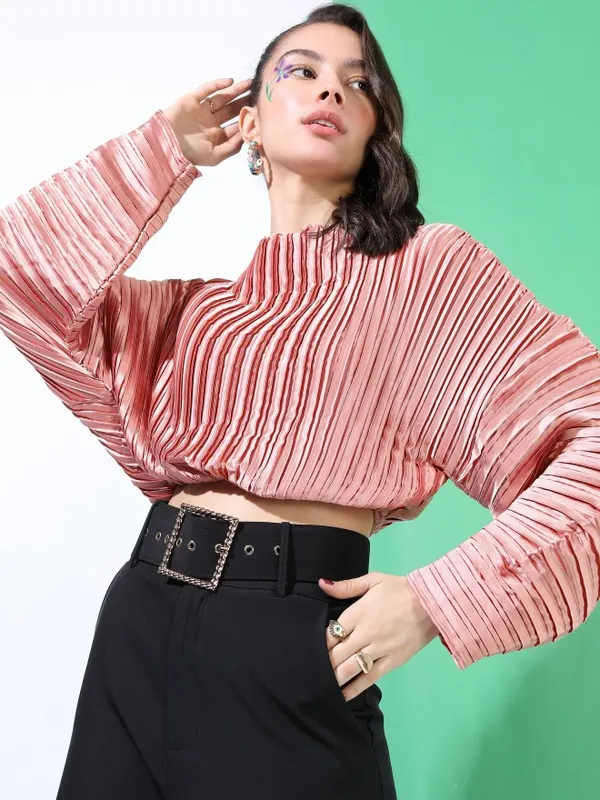  Tokyo Talkies Women Orange Solid Regular Tops
