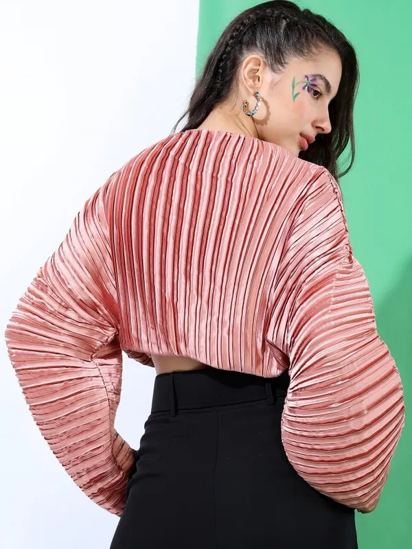  Tokyo Talkies Women Orange Solid Regular Tops