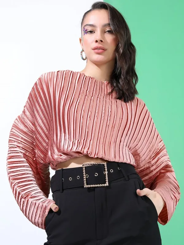  Tokyo Talkies Women Orange Solid Regular Tops