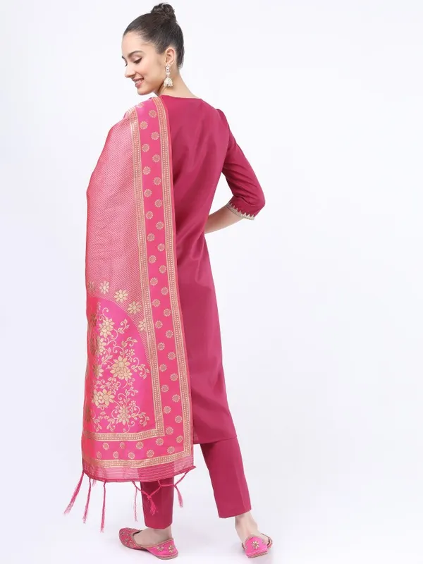 Women Kurta with Trouser & Dupatta