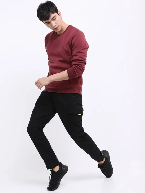 Men Solid Sweatshirts