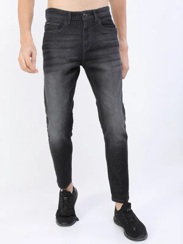  Highlander Men Grey Skinny Fit Clean Look Jeans