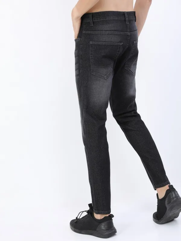  Highlander Men Grey Skinny Fit Clean Look Jeans