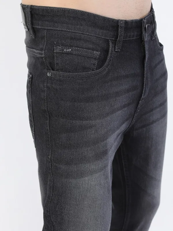  Highlander Men Grey Skinny Fit Clean Look Jeans