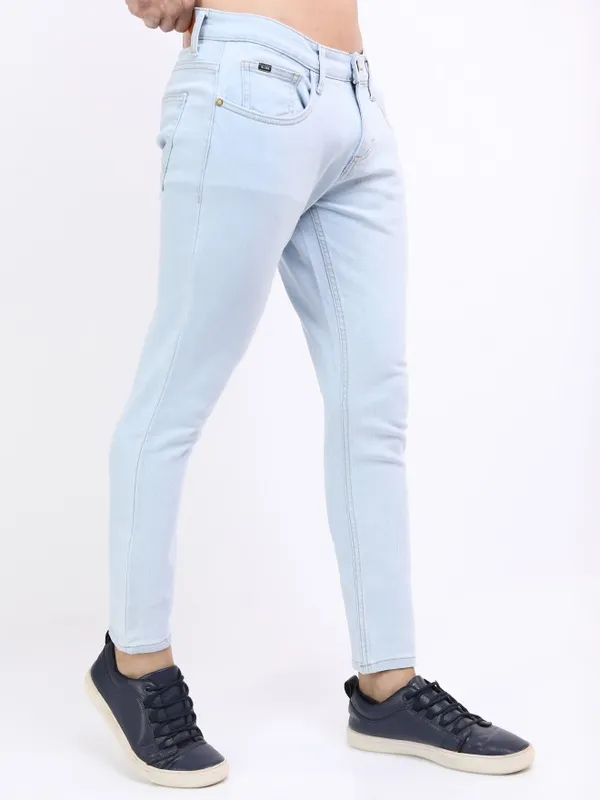  Highlander Men Blue Skinny Fit Clean Look Jeans