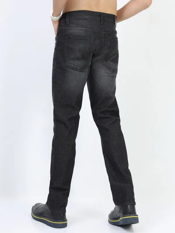 Highlander Grey Straight Fit Stretchable Jeans