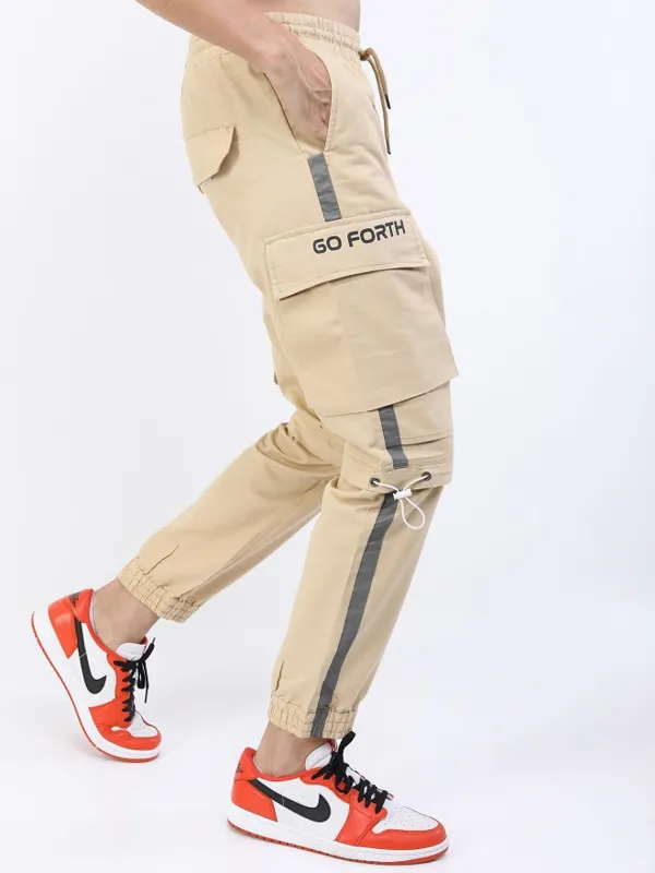  Ketch Men Rose Regular Fit Printed Casual Trousers