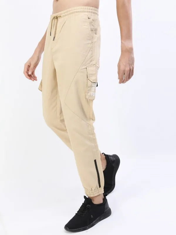  Ketch Men Rose Regular Fit Solid Casual Trousers