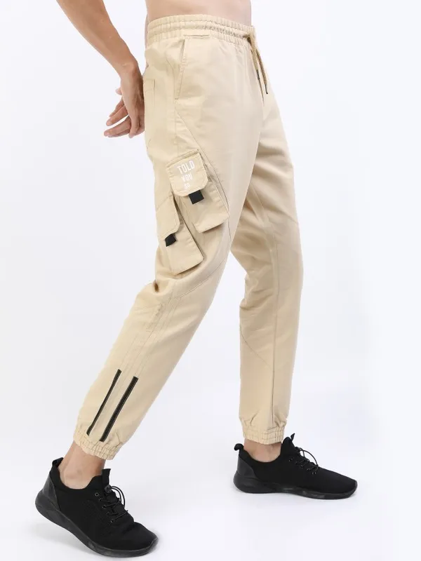  Ketch Men Rose Regular Fit Solid Casual Trousers