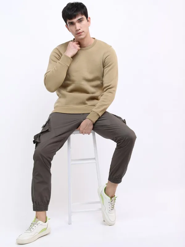 Men Solid Sweatshirts