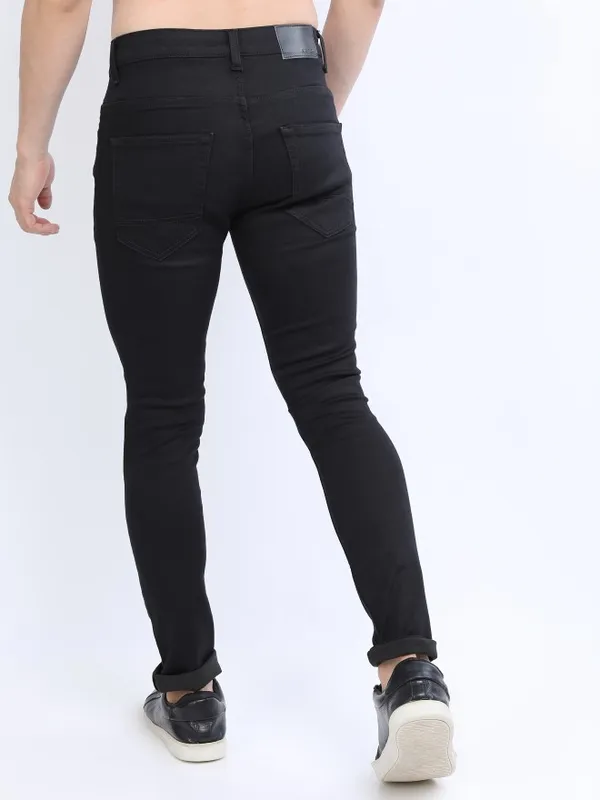  Ketch Men Black Skinny Fit Clean Look Jeans