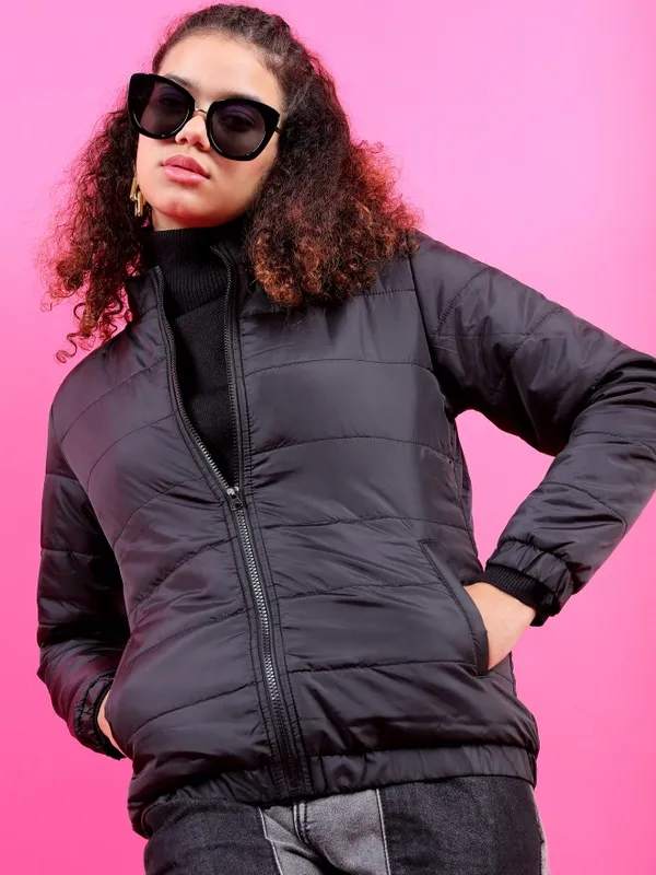 Women Solid Jacket
