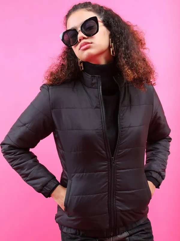 Women Solid Jacket