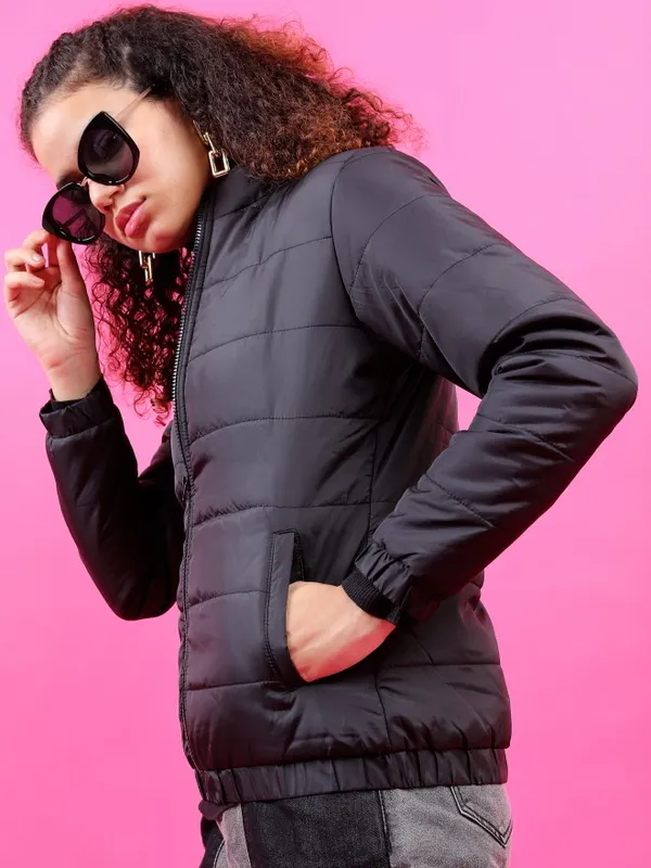 Women Solid Jacket
