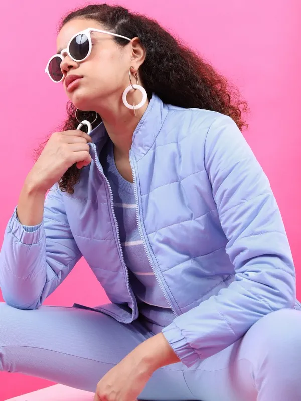  Tokyo Talkies Women Blue Puffer Jacket Jackets