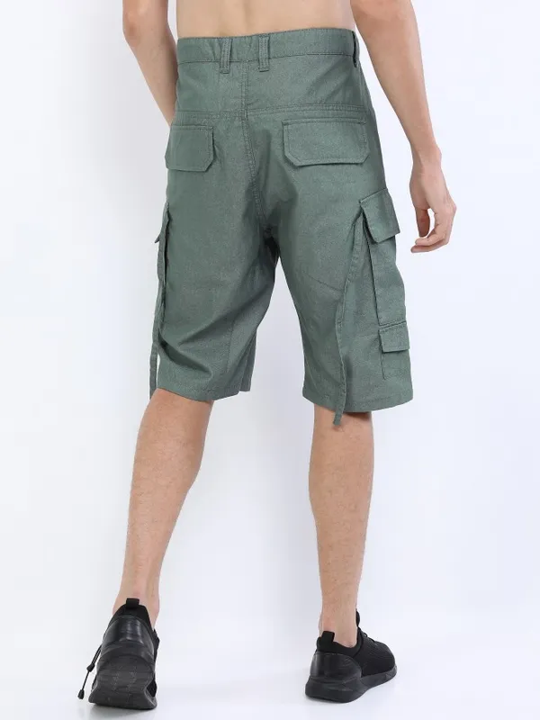  Highlander Men Grey Regular Fit Cargo Shorts Shorts