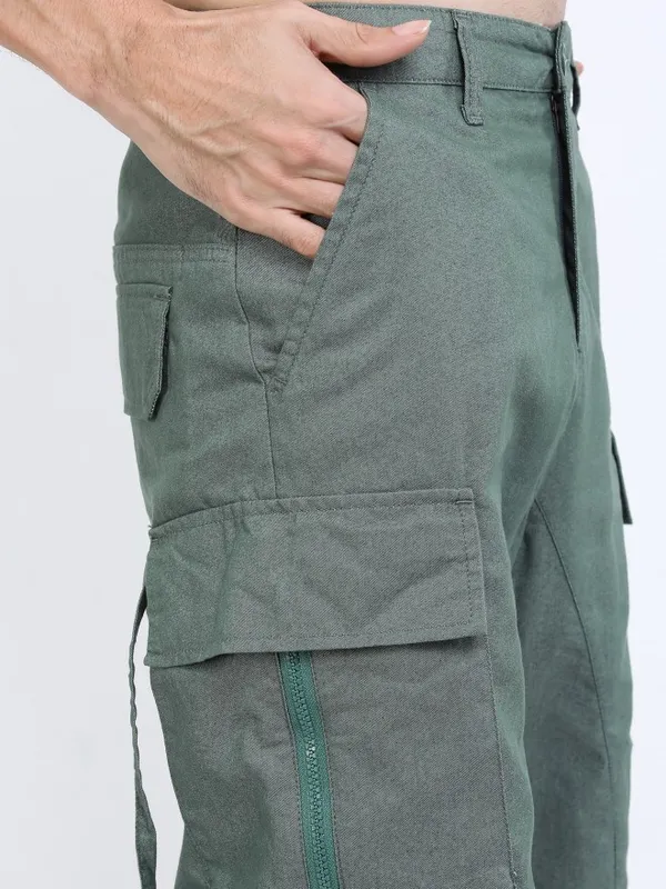  Highlander Men Grey Regular Fit Cargo Shorts Shorts