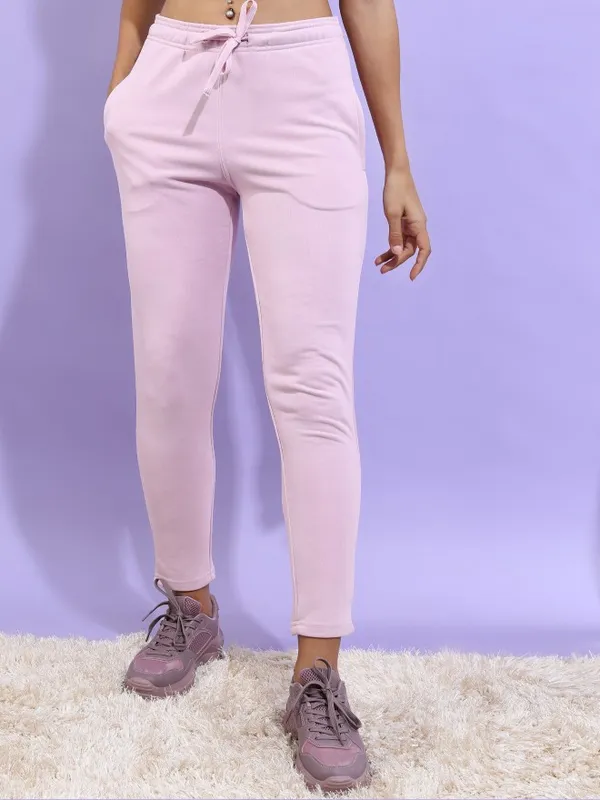  Tokyo Talkies Women Purple Slim Fit Track Pants