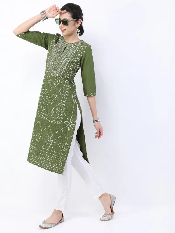 Printed Straight Kurta
