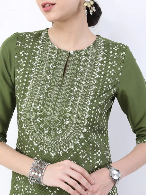 Printed Straight Kurta