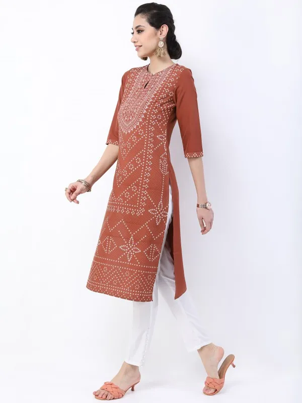Printed Straight Kurta