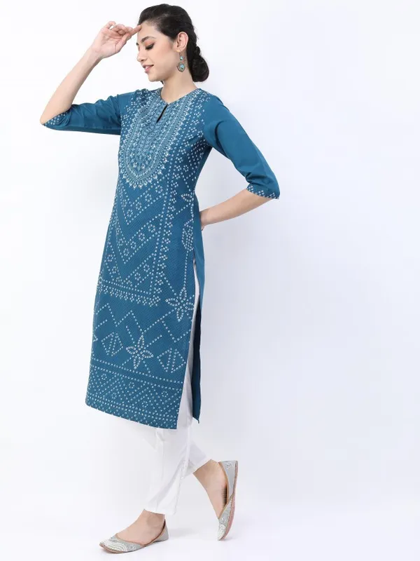 Printed Straight Kurta